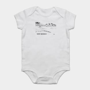New Mexico USA Baby Bodysuit